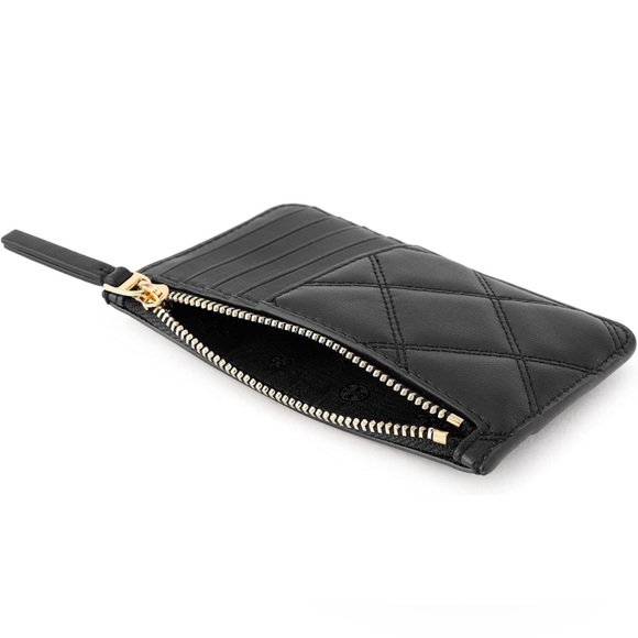 NWT Authentic luxury preppy Tory Burch Rare Black Savannah Card Case - Picture 5 of 17